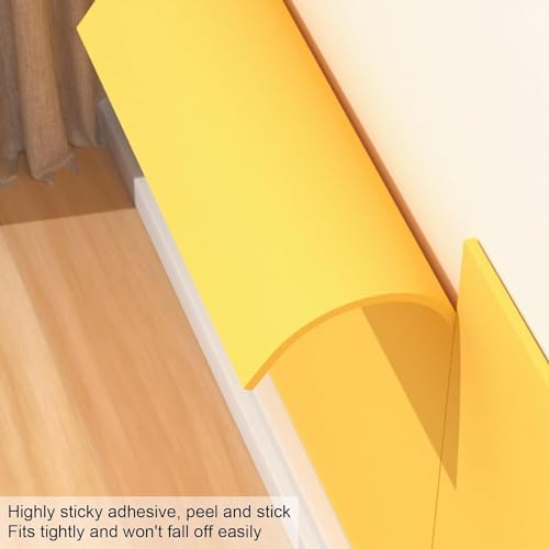 Self-Adhesive Rubber Foam Wall Protectors - Grey Garage & Gym Shields, 39.3"x39.3", Wall Protection for Equipment & Studios, Impact-Resistant, Easy Installation