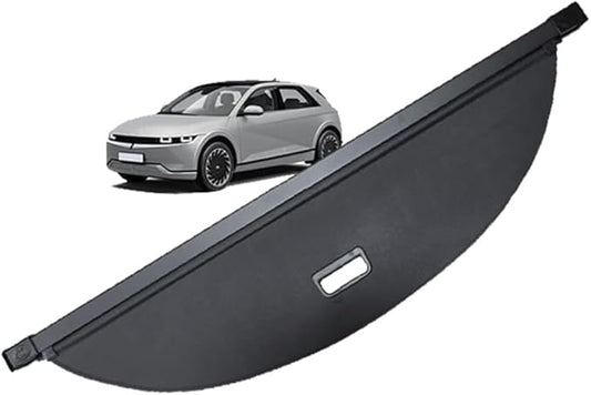 BestEvMod Retractable Trunk Cargo Cover Compatible with Hyundai Ioniq 5 2021-2026 Interior Accessories, Black Rear Trunk Cargo Shield Privacy Cover