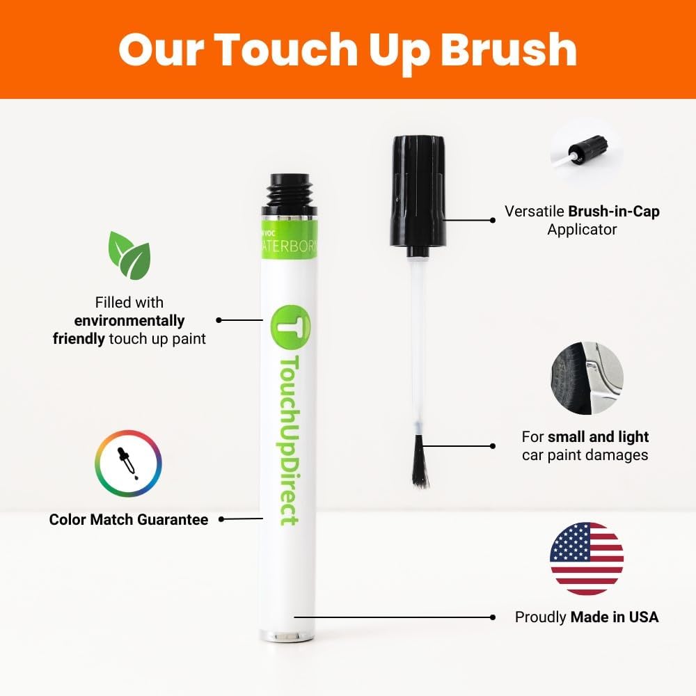 TouchUpDirect 4V6 Quicksand Compatible with Toyota Exact Match Touch Up Paint Brush - Essential Kit