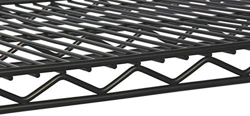Omega 18" Deep x 42" Wide x 54" High 3 Tier Black Starter Shelving Unit