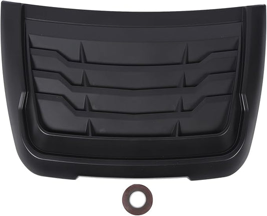 aqxreight Hood Air Intake Vent Scoop Cover ABS Excellent Heat Dissipation Sporty Look Bonnet Air Vent Cover Fit for XLT XLS XL 2015 to 2022 (Matte Black)