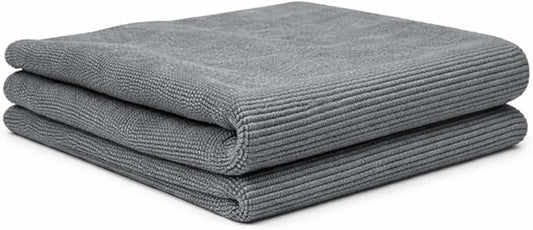 MAXL WorkSoft® Microfiber Towel for Cars (16x16, 2-Pack) with AssuraSoft™ Technology, Lint-Free, Super Soft, Durable & Scratch-Resistant for Car Detailing, Drying & Cleaning - Interior or Exterior Use