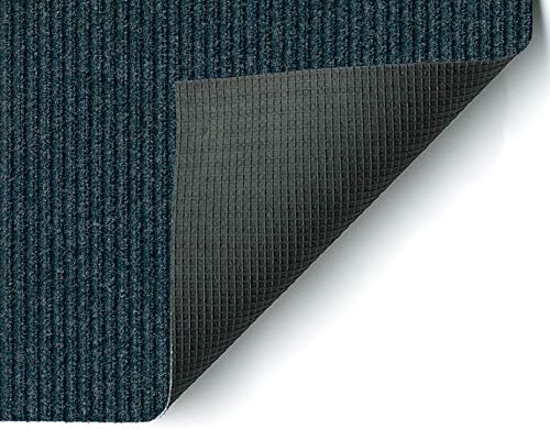 KOECKRITZ Heavy Duty Durable All Weather Indoor/Outdoor Non Slip Entrance Mat Rugs and Runners for Office Business Building Home Garage Front Door (4' x 12', Blue)