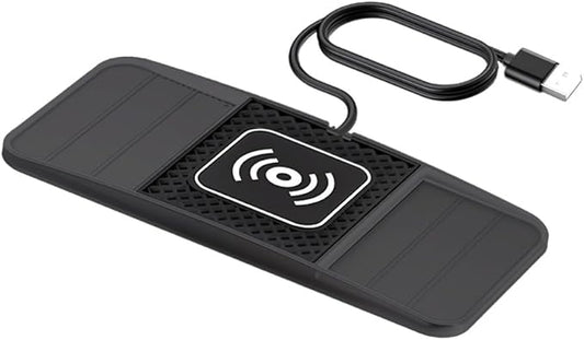Wireless Charging Pad for Car for Toyota 4Runner 2000-2025, DIY Trim-to-Fit Slim Non Slip Fast Charger Car Wireless Charging Pad 30CM Cable,B 30cm USB Plug Cable