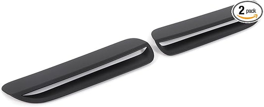 ABS Car Front Hood Vents fits Exterior Decoration Accessories Compatible with Pontiac G8 2008 2009 Hood Vent Air Flow Intake Body Kits (Matte Black)