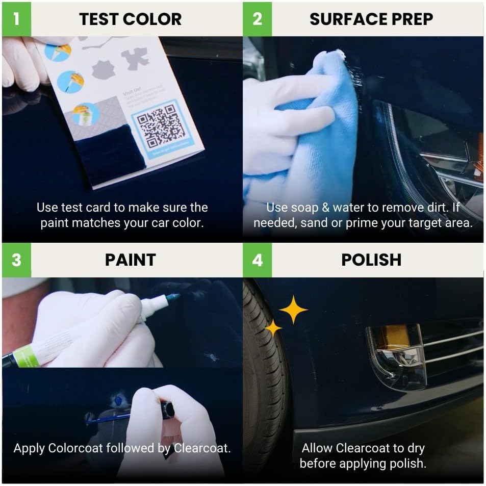 TouchUpDirect 1J9 Celestial Silver Metallic Compatible with Toyota Exact Match Touch Up Paint Combo - Preferred Kit