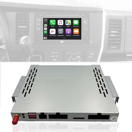 Wireless/Wired Adapter for CarPlay Android Auto Compatible with Toyota Sienna 2014-2019 Entune 2.0 High Definition Audio High Screen Resolution.