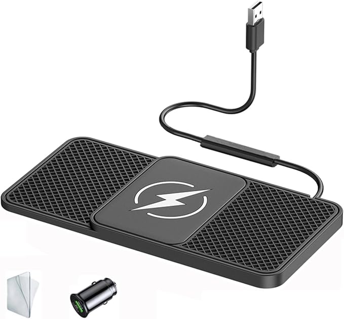 Wireless Car Charger Pad for Range Rover Sport (L320) 2010-2013,20W Fast Wireless Phone Charger Cell Phone Cordless Charging mat,Non-Slip Phone Charging,30cm Cable USB