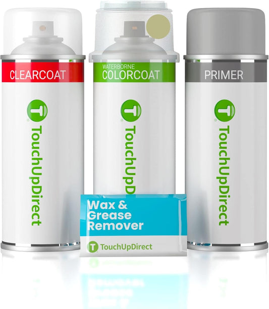 TouchUpDirect 4T8 Sandy Beach Metallic Compatible with Toyota Exact Match Touch Up Paint Aerosol - Preferred Kit