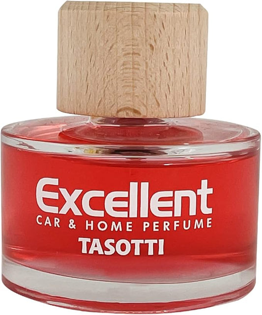 Tasotti Excellent Tutti Frutti Car Air Freshener, Luxury Car Odor Eliminator, Long Lasting Scent Up to 75 Days