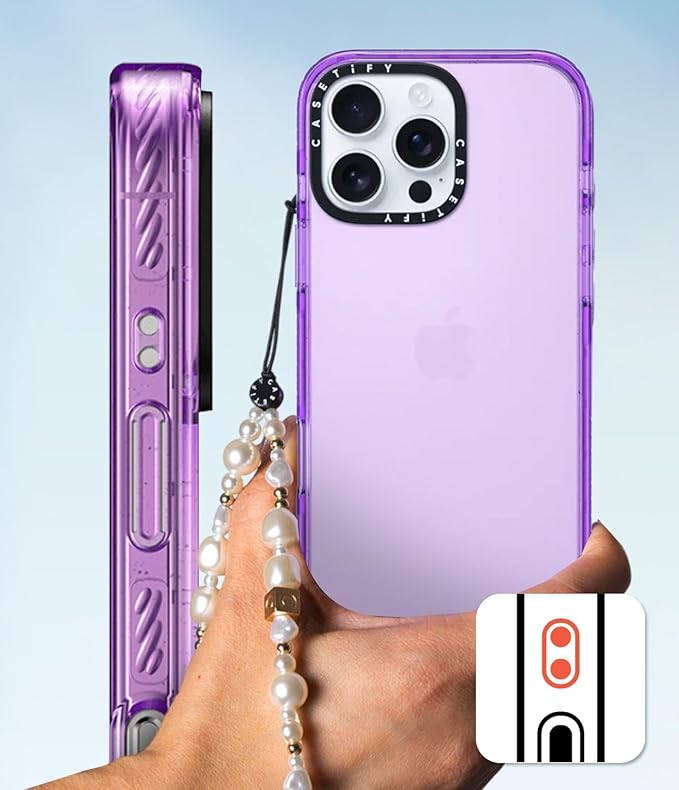 CASETiFY Impact iPhone 15 Case [4X Military Grade Drop Tested / 8.2ft Drop Protection/Compatible with Magsafe] - Barcelona Flower Rose Garden - Clear Black