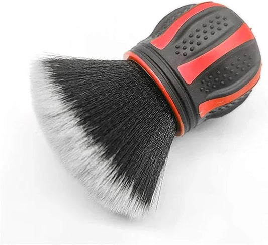 Compatible for 1PC Car Detailing Brushes Automobile Interior Soft Bristles Brush Air Vent Dust Cleaner Dusting Tool Cleaning(RED Wheel Brush)