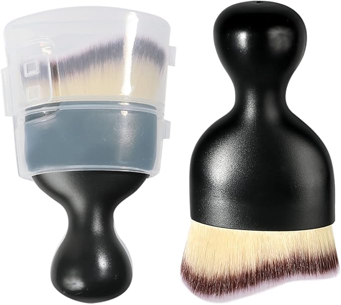 AOCISKA Car Interior Detailing Brush,Soft Bristle Cleaning Brush Car Detailing Brush Dusting Brush,Car Interior Cleaning Tool,Auto Detail Brush Car Dash Duster Brush (Tri-Color with Cap)