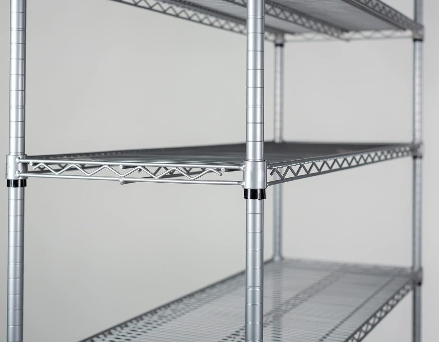 Omega 12" Deep x 42" Wide x 74" High 3 Tier Gray Starter Shelving Unit
