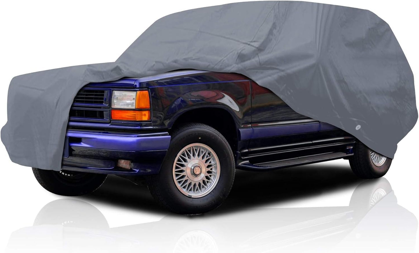 Supreme Full Car Cover - Semi Custom Fit for Captiva Sport 2012-2015 SUV 4-Door | All-Weather Protection: Waterproof, Dustproof, Windproof, UV-Resistant | Includes Accessories