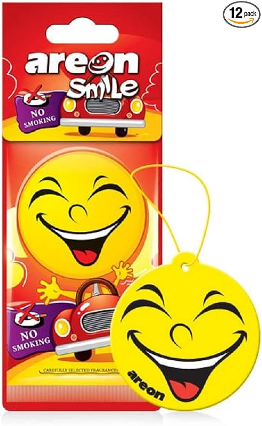 AREON ASD17 Air freshener Hanging No Smoking Scent, Best Odor Eliminator, Odd Gifts, Paper Hanging Ornaments, Long Lasting Scent for Car or Home -12 Pack