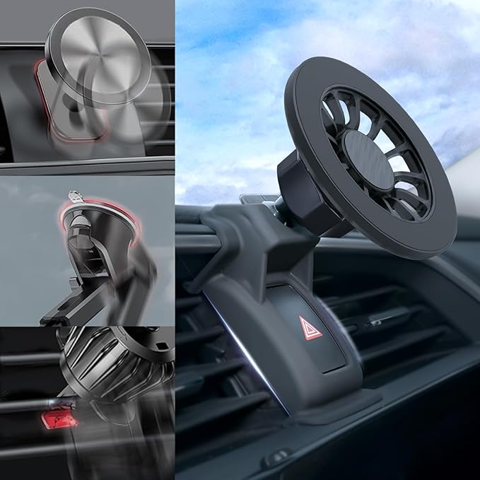Tacoma Phone Mount for Magsafe, Exclusive Fit for Toyota Tacoma 2016-2023, for iPhone 17/16/15/14/13/12/Mini Series, Air Vent Toyota Tacoma Accessories