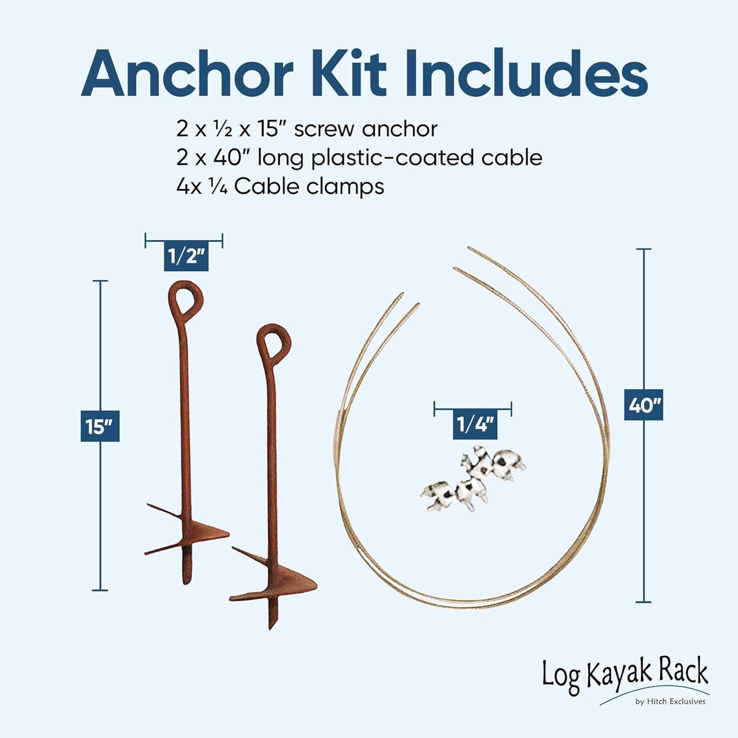 22-Place Freestanding Ski Log Racks, Pole Ski Holders, Garage Racks for Organization, Pole Stands, Snowboard Rack Garage, Snow Skis Sports Storage - Natural + 15" Anchor Kit