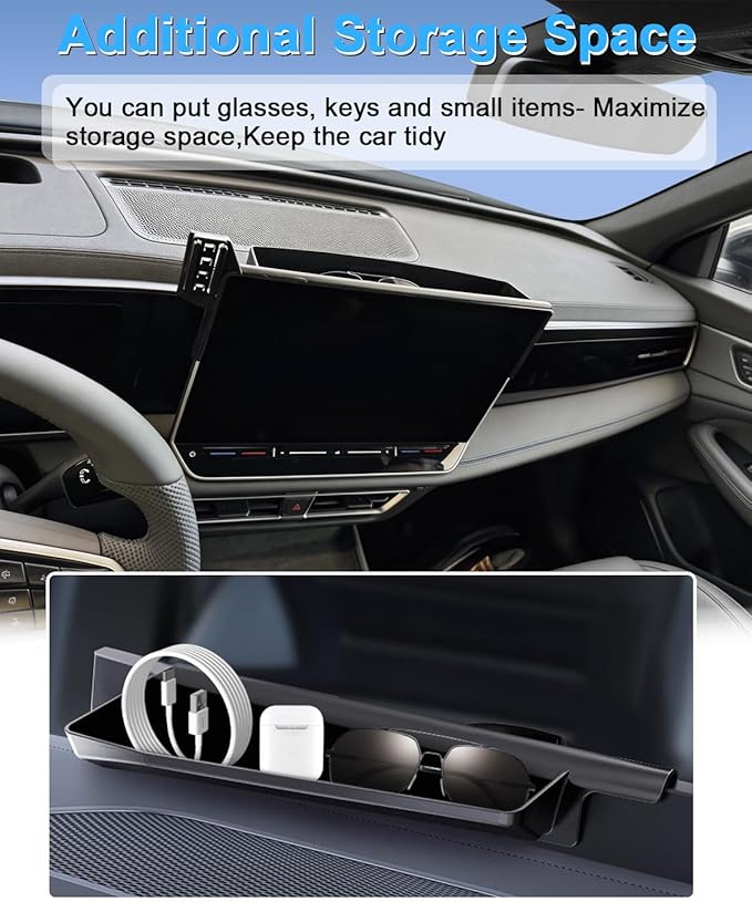 PZK Car Phone Mount for 2024-2026 BMW X5 BMW X6 /2023 2024 2025 2026 BMW X7 Accessories Custom 14.9-inch Screen Compatible with MagSafe Car Phone Holder with 360° Rotating Extension Rod