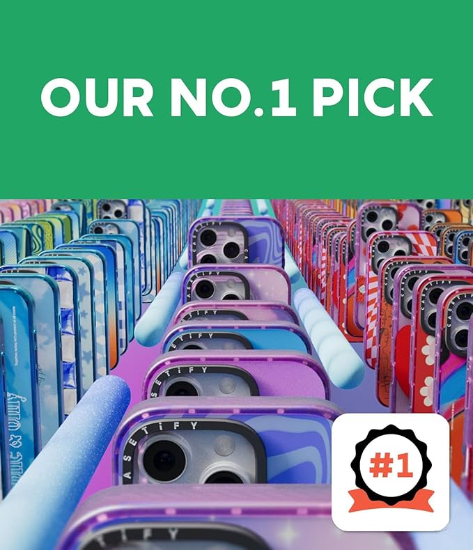 CASETiFY Impact Case for iPhone 15 Pro Max [8.2ft 4X Military Grade Drop Protection/Compatible with Magsafe] - Strawberry Cats - Clear Black