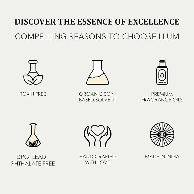 Llum Lily Sandal Hanging Car Air Freshener – Luxury Automotive Perfume Diffuser 10ml (0.34 fl oz), Long-Lasting Fragrance, Alcohol-Free Non-Toxic Car Scent, Glass Bottle With Wood Cap