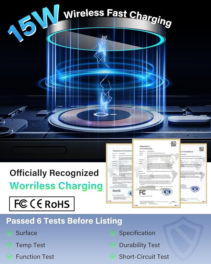 Phone Holder for Mazda 3 2014-2016/CX-3 2016-2021/MX-5 MX5 Miata 2016-2023 Accessories 7-Inch Screen, Car Magnetic Phone Mount Compatible with MagSafe, Magnets Fast Wireless Charger Phone Base