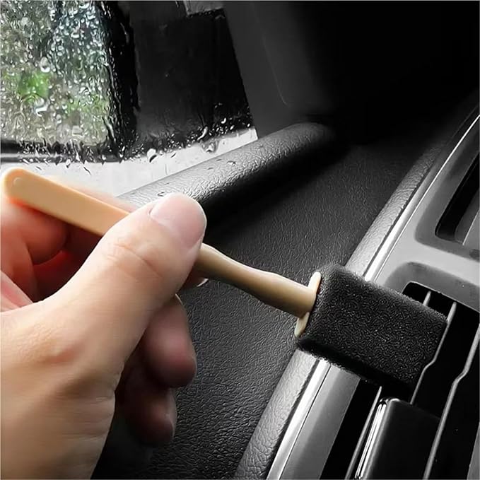Cleaning Brush for car Interior Cleaning Car Air Conditioner Vent Cleaner Cleaning Brush Detailing Scrub Outlet Wash Duster Dust Removal Auto Interior Clean Tool(50pcs)
