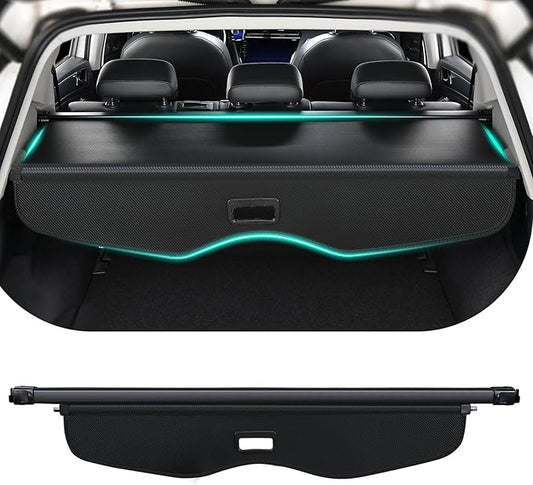Tecoom Cargo Cover fit for Chevy Blazer Accessories 2019-2024, Retractable Rear Trunk Cover Luggage Security Shade, Anti-Peeping Privacy Screen Protector, Carbon Fiber Texture