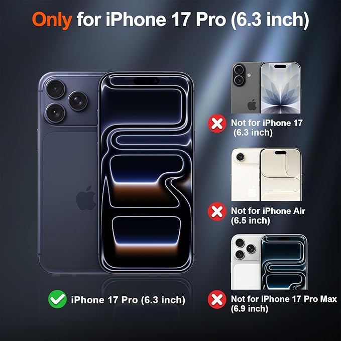 SUPFINE Magnetic for iPhone 17 Pro Case (Compatible with MagSafe)(Military Grade Drop Protection) Translucent Matte Shockproof with Anti-Fingerprint Phone Cover,Cangling Green