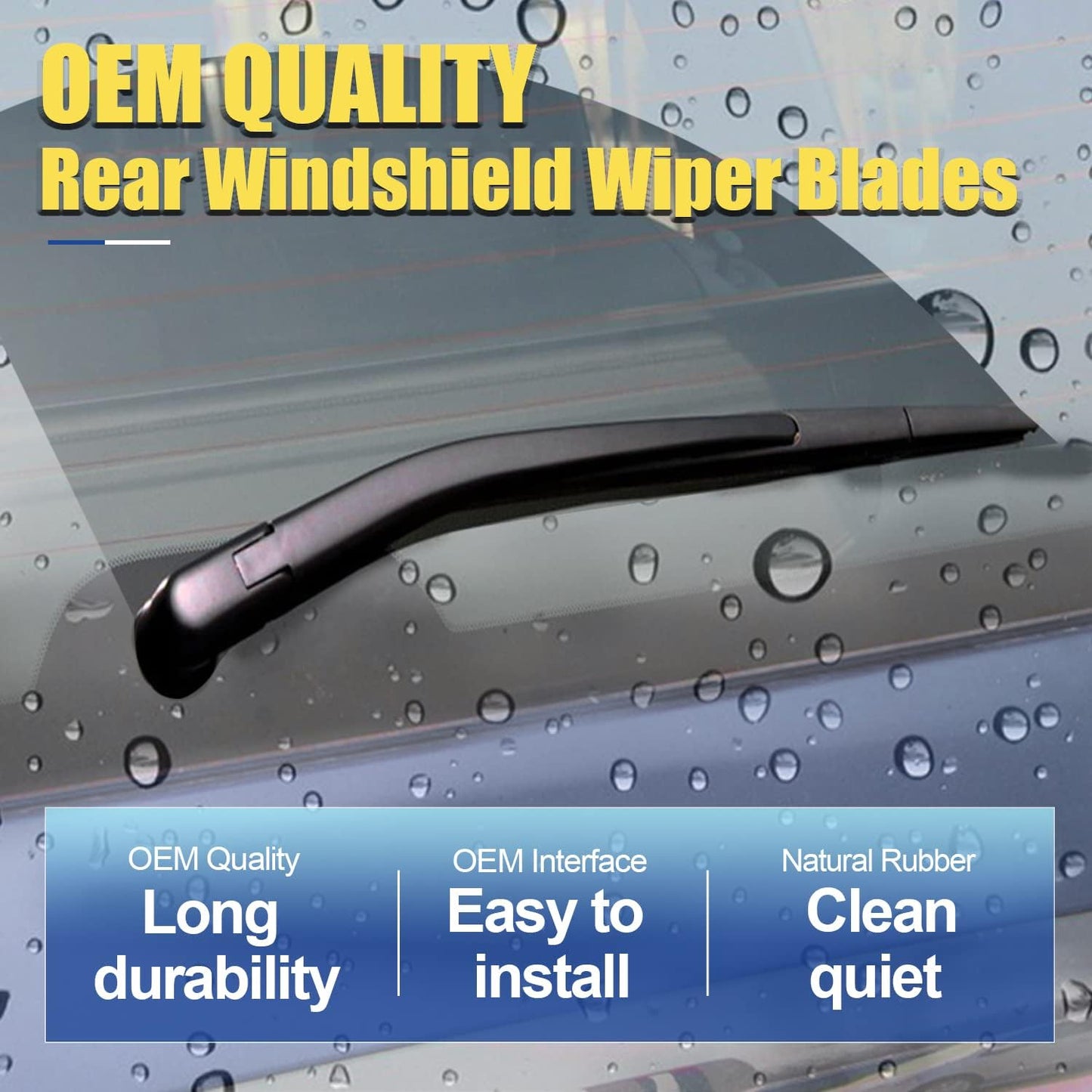 3 wipers Replacement For Nissan Pathfinder 2005-2012,Nissan Xterra 2005-2015 Windshield Wiper Blades Original Equipment Replacement - 24"+18"+12" (Set of 3) U/J HOOK