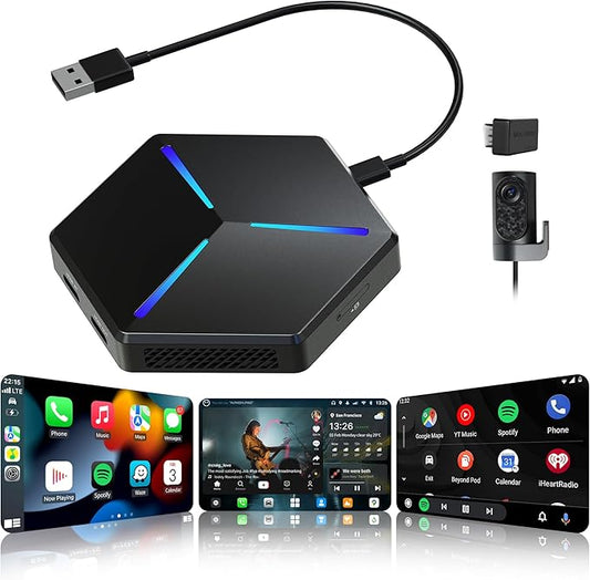 Magic AI Box, Wireless CarPlay/Android Auto, CB7 Pro ScenePilot 2.0, Full Android Apps, Split Screen, HDMI Out for Rear Display, GPS TrackHU