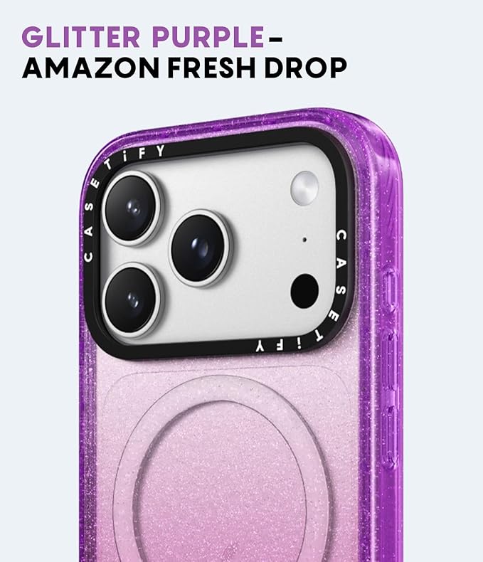 CASETiFY Impact iPhone 17 Pro Case [Slim/Compatible with Magsafe / 8.2 ft. 4X Military Grade Drop Protection] - Bookshelf Garden - Clear Black