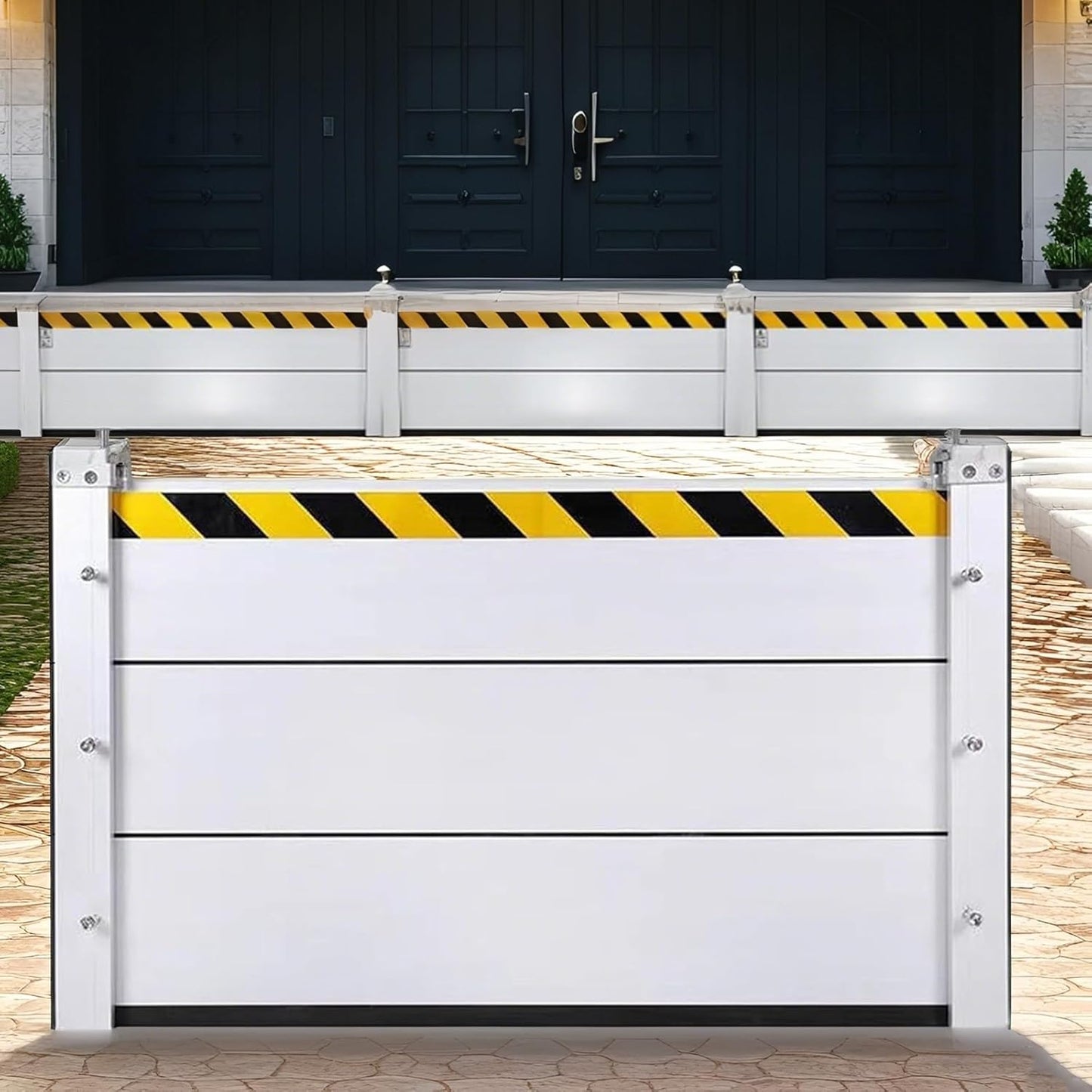 Flood Barriers for Home Exterior,Aluminum Alloy Outdoor Garage Doors Water Barriers for Flooding(H47.2Inch,L20FT)