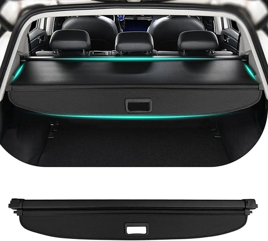 Tecoom Cargo Cover fit for Chevy Blazer EV 2024 Accessories, Retractable Rear Trunk Cover Luggage Security Shade, Anti-Peeping Privacy Screen Protector, Carbon Fiber Texture