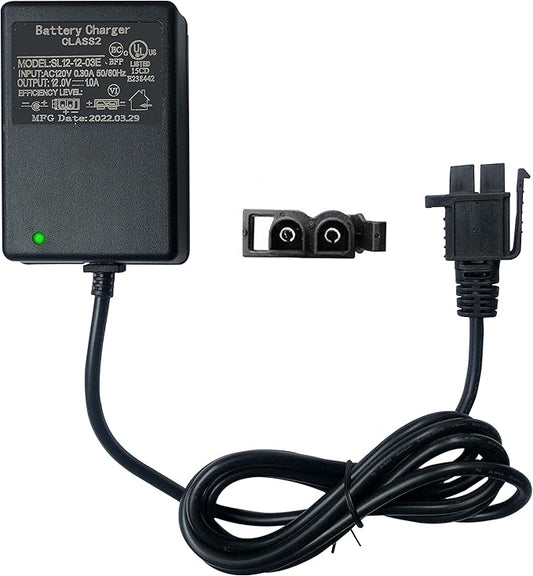FLHFULIHUA12 Volt Charger for Kids Ride On Car Toys12v Battery Charger for Yamaha Raptor 700R Toyota FJ Cruiser Dumar MegaTredz Motion Trendz Power Supply Adapter for Children Electric Wheels Cars