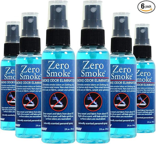 Jenray Smoke Odor Eliminator Spray 2 Oz. Smoke Smell Eliminator (6)