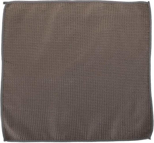 GALPADA Microfiber Car Care Towel 40x40cm Gray Waffle Pattern Absorbent Auto Detailing Cloth for Car Wash and Interior Cleaning