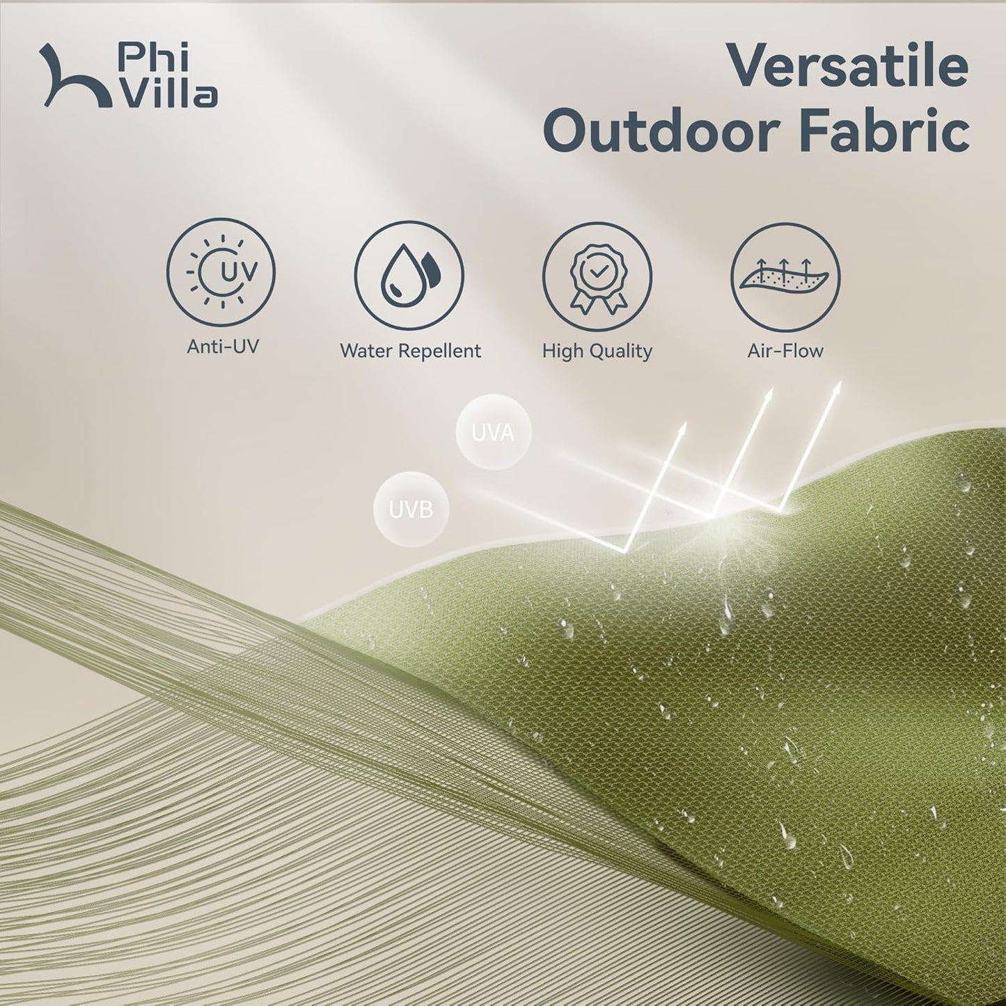 PHI VILLA 15ft Large Patio Umbrellas with Base, Outdoor Double-Sided Rectangle Market Umbrella for Pool Lawn Garden, Lime Green
