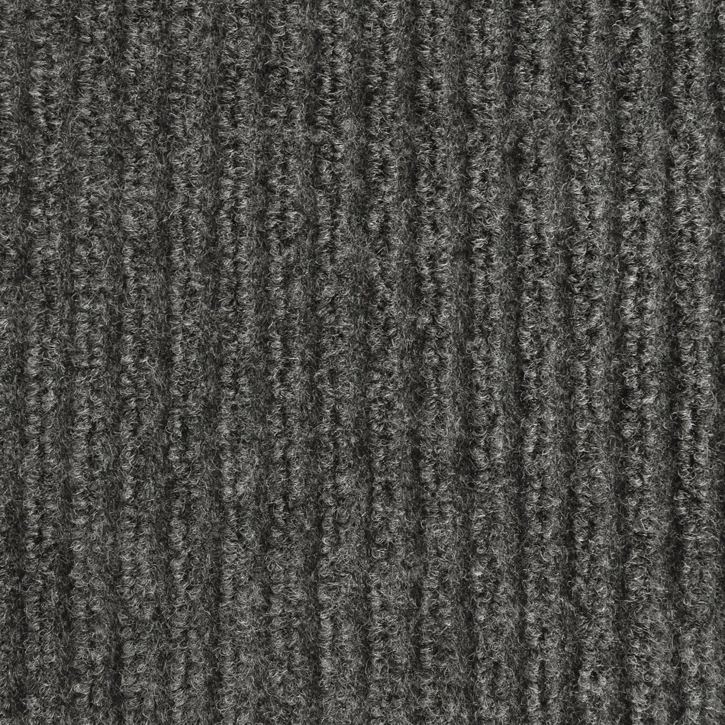 iCustomRug Spartan Weather Warrior Duty Indoor/Outdoor Utility Ribbed in 3ft,4ft,6ft Widths 70 Custom Sizes with Natural Non-Slip Rubber Backing 4'X80' in Charcoal