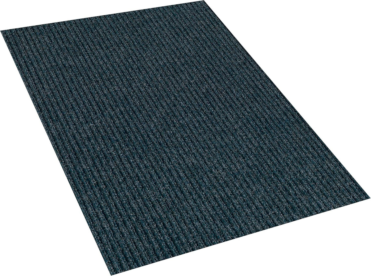 KOECKRITZ Heavy Duty Durable All Weather Indoor/Outdoor Non Slip Entrance Mat Rugs and Runners for Office Business Building Home Garage Front Door (3' x 12', Blue)